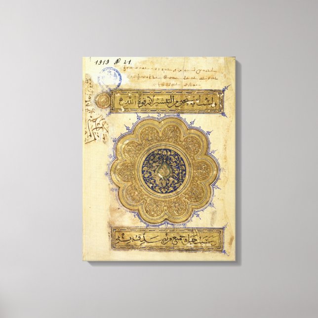 Impressão Em Tela Página "As Epistolas e Atos Apóstolos" (Frente)