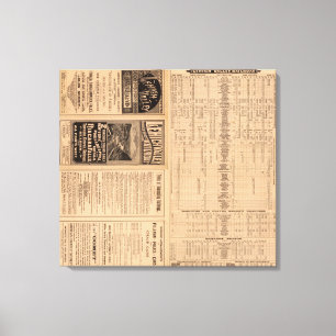 Impressão Em Tela Página do texto da estrada de ferro do vale de