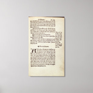 Impressão Em Tela Página do texto do antigo testamento