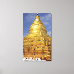 Impressão Em Tela Pagode Shwezigon em Bagan, Bagan (Pagan), 2