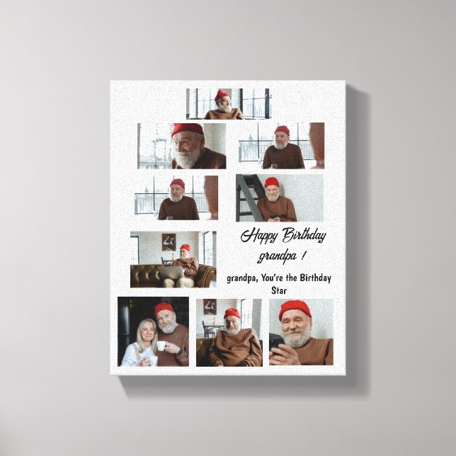 Impressão Em Tela Pai Você é a lenda de aniversário (Frente)