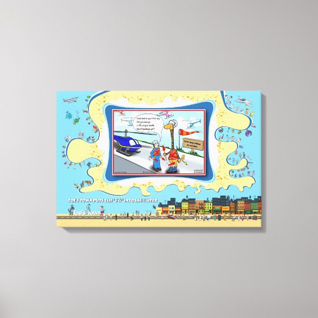 Impressão Em Tela Pain In The Neck | Get Well 24x16 (Frente)