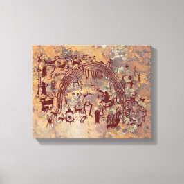 Impressão Em Tela Painel dos Shamans