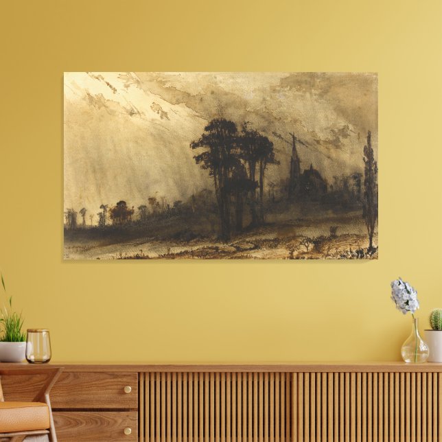 Impressão Em Tela Paisagem (Insitu(Sala de estar))