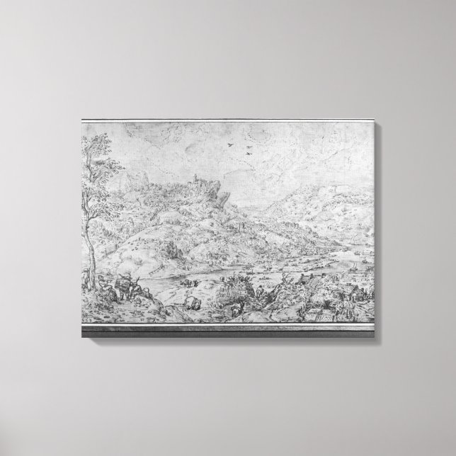 Impressão Em Tela Paisagem, 1553 (Frente)