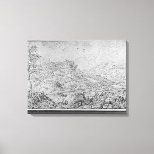 Impressão Em Tela Paisagem, 1553