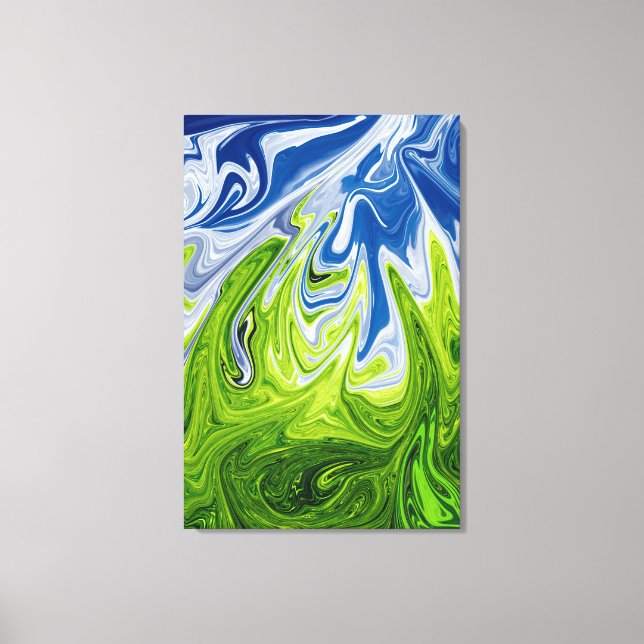 Impressão Em Tela Paisagem Abstrato Art | Melhor arte moderna (Frente)