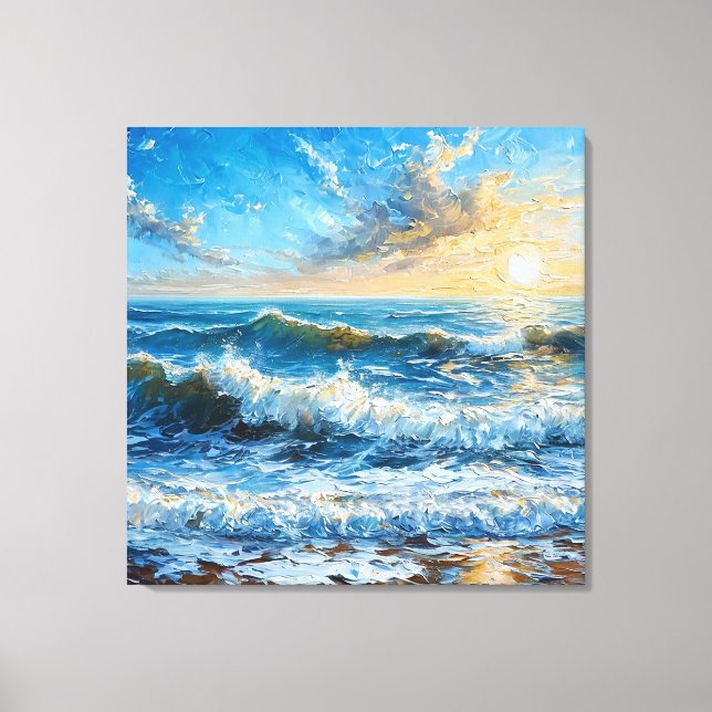 Impressão Em Tela Paisagem agradável (Frente)