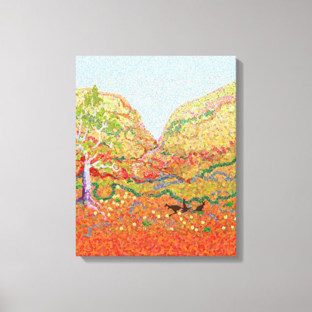 Impressão Em Tela Paisagem australiana (Frente)