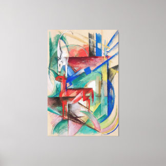 Impressão Em Tela Paisagem com Animais