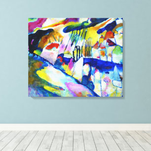 Impressão Em Tela Paisagem com Chuva por Wassily Kandinsky