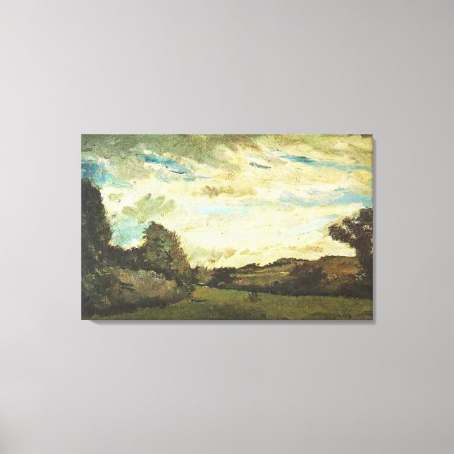 Impressão Em Tela Paisagem com Dunes, Vincent van Gogh,1883 (Frente)