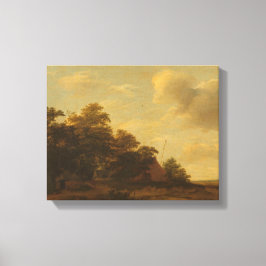 Impressão Em Tela Paisagem com Fazenda, Jan Vermeer van Haarlem (I)