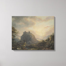 Impressão Em Tela Paisagem com um Castelo - Paul Sandby - c1808