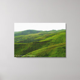 Impressão Em Tela Paisagem da Colina Verde Fotografia da Natureza