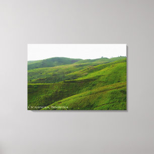 Impressão Em Tela Paisagem da Colina Verde Fotografia da Natureza