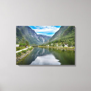 Impressão Em Tela Paisagem da Noruega