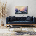 Impressão Em Tela Paisagem de Abstrato roxa rosa Rosa<br><div class="desc">Transforme o seu espaço com a nossa pintura púrpura de Abstrato púrpura cor-de-rosa Impressão de tela sunset, uma fusão impressionante de arte abstrato e beleza serena da natureza. Esta pintura acrílica original foi inspirada pela paisagem tranquila do pôr do sol, que captura a essência de uma paisagem impressionista de montanha....</div>