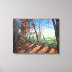 Impressão Em Tela Paisagem de Belas Artes "Country Road"