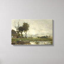 Paisagem de outono (Arte Neerlandesa Vintage) (Paí
