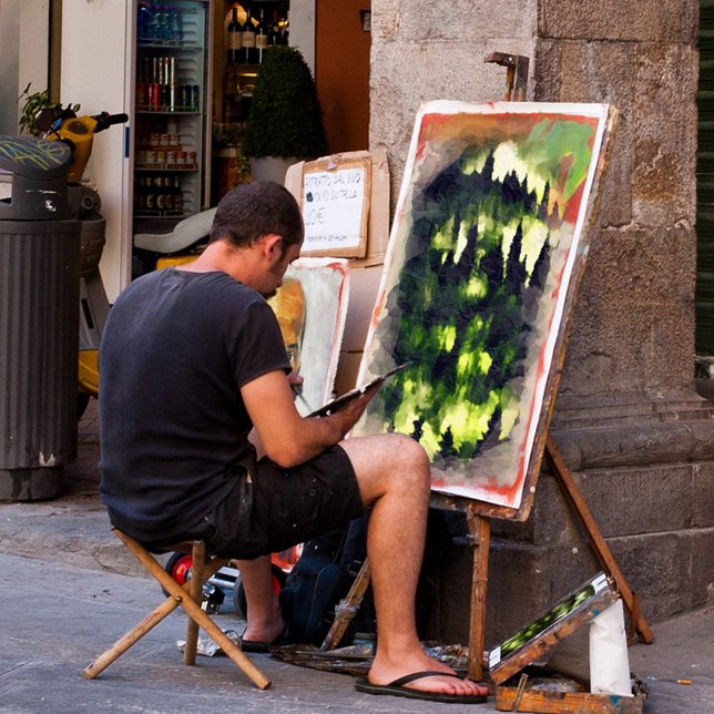 Impressão Em Tela Paisagem de Paisagem Florestal (Criador carregado)