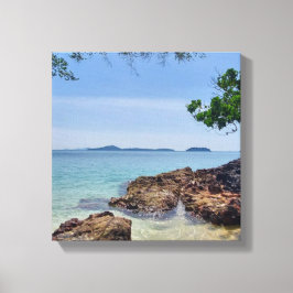 Impressão Em Tela Paisagem de Sonho Tropical