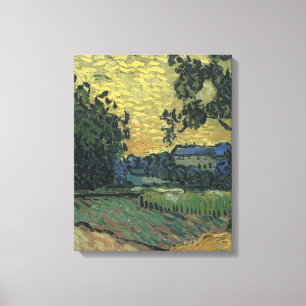 Impressão Em Tela Paisagem de Van Gogh ao Crepúsculo