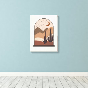 Impressão Em Tela Paisagem do Deserto, Arizona, Arte Abstrata Boho