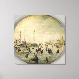 Impressão Em Tela Paisagem do inverno