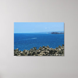 Impressão Em Tela Paisagem do Mar Oceano Karst Foto Indonésia Viagem