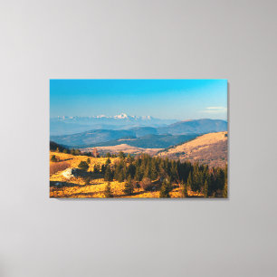 Impressão Em Tela Paisagem do outono com a montanha Triglav