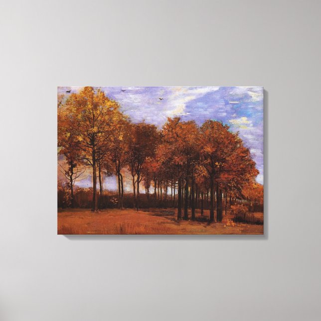 Impressão Em Tela Paisagem do outono, Vincent van Gogh (Frente)