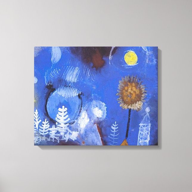 Impressão Em Tela "Paisagem do Passado" por Paul Klee (Frente)