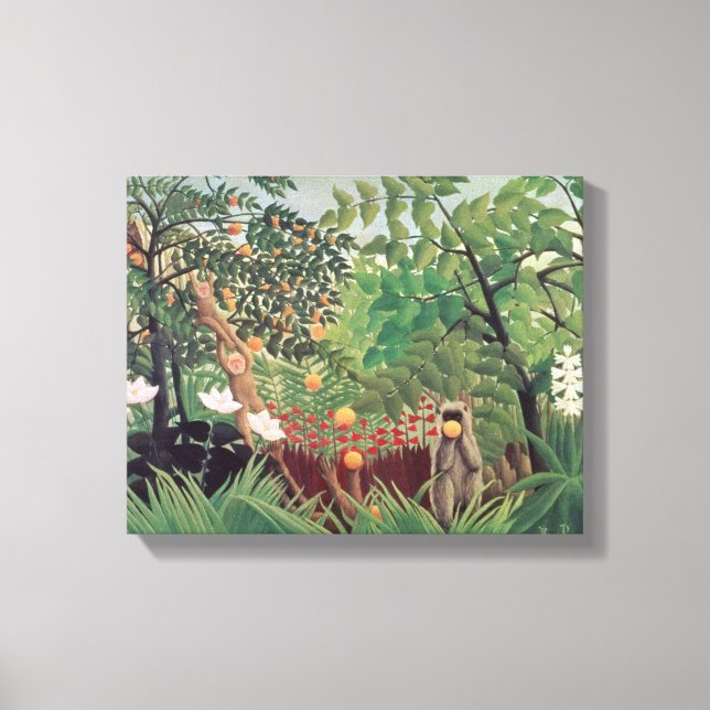 Impressão Em Tela Paisagem Exótica, 1910 (Frente)