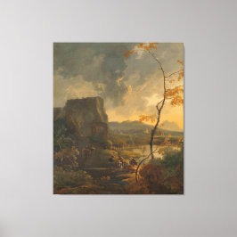 Impressão Em Tela Paisagem italiana com o antigo Tempietto, Adam