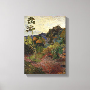 Impressão Em Tela Paisagem Martinica de Paul Gauguin