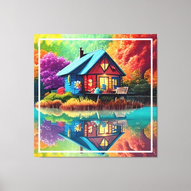 Impressão Em Tela Paisagem natural com o outono-38566 (Frente)