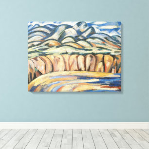 Impressão Em Tela Paisagem, Novo México por Marsden Hartley, Arte Fi