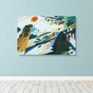 Impressão Em Tela Paisagem Romântica por Wassily Kandinsky