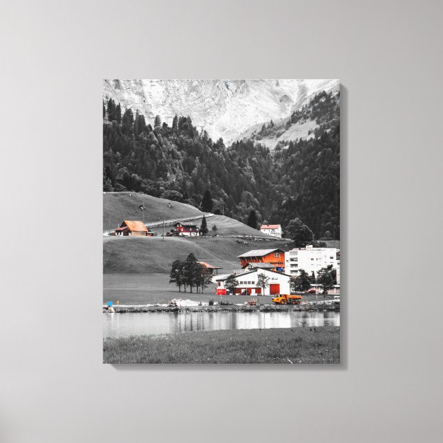 Impressão Em Tela Paisagem rural rural (Frente)