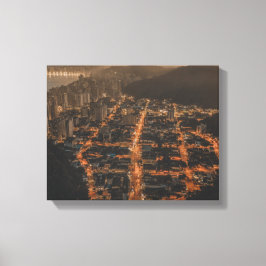 Impressão Em Tela paisagem urbana durante a noite