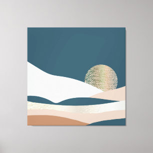 Impressão Em Tela paisagens abstrato