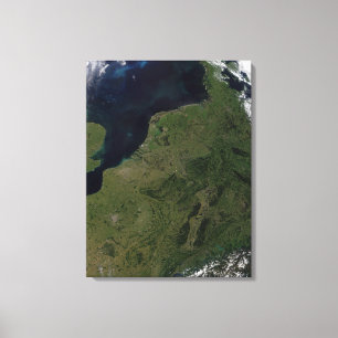 Impressão Em Tela Países Baixos