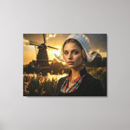 IMPRESSÃO EM TELA PAÍSES BAIXOS - PINTURA A ÓLEO - AI