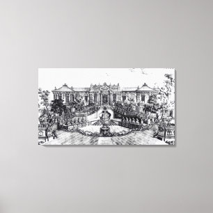 Impressão Em Tela Palácio da calma do mar e do pulso de disparo de