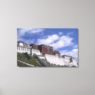 Impressão Em Tela Palácio de Potala na montanha do Dalai