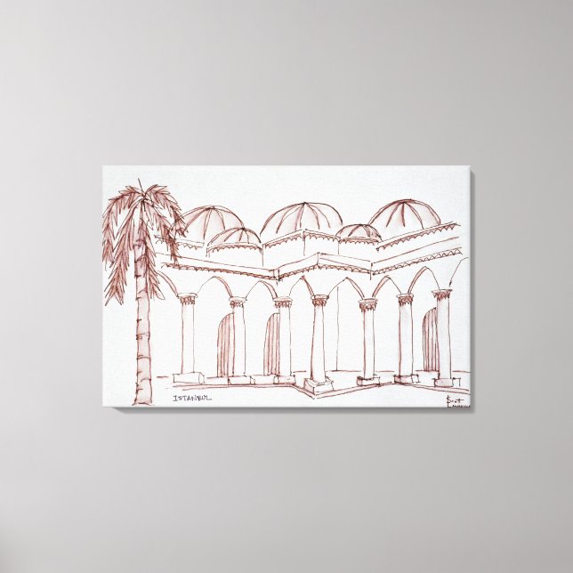 Impressão Em Tela Palácio Topkapi | Istambul, Turquia (Frente)