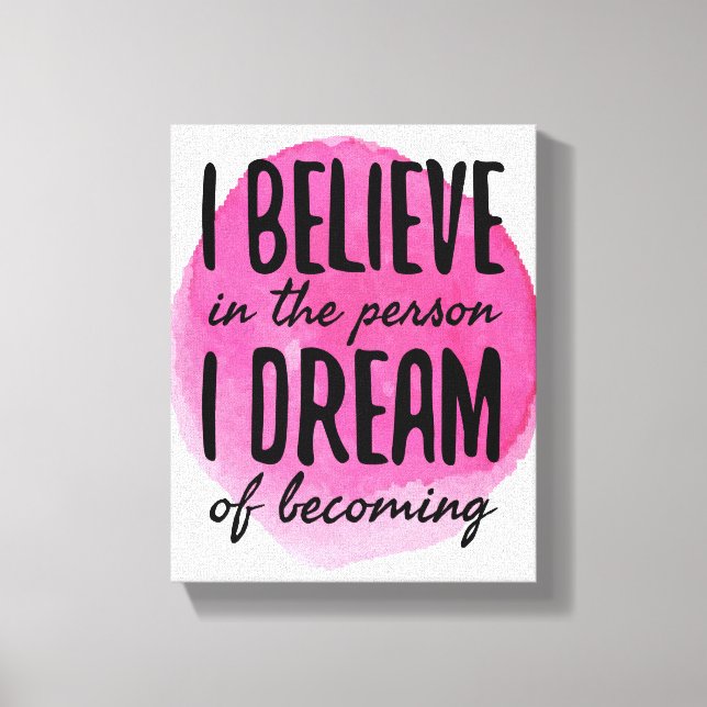 Impressão Em Tela palavras motivacionais para autoatendimento (Frente)