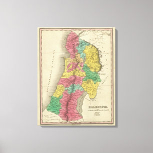 Impressão Em Tela Palestina