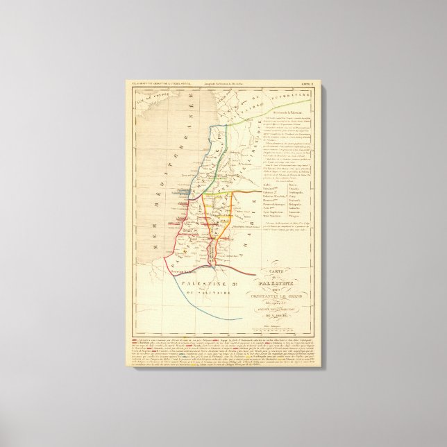 Impressão Em Tela Palestina sous Constantin le Grand, 330 apres JC (Frente)